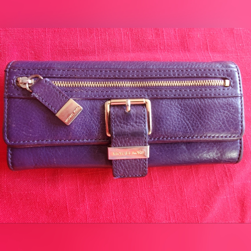 Michael Kors purple wallet